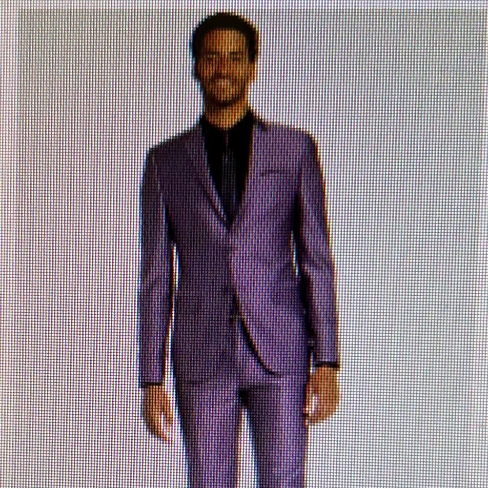 Egara Purple Sport Coat Classic Blazer